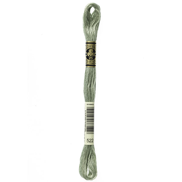 One skein of DMC Mouliné Stranded Cotton thread Colour code 522