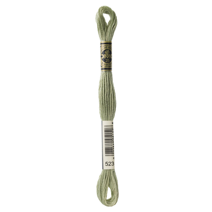 One skein of DMC Mouliné Stranded Cotton thread Colour code 523