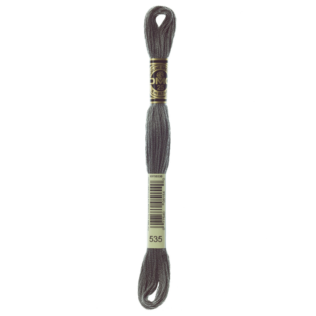 One skein of DMC Mouliné Stranded Cotton thread Colour code 535