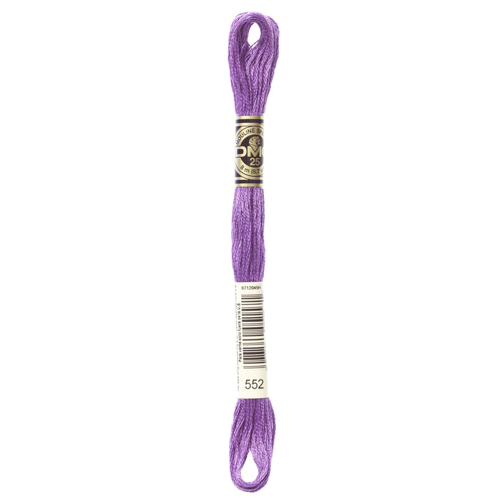 One skein of DMC Mouliné Stranded Cotton thread Colour code 552