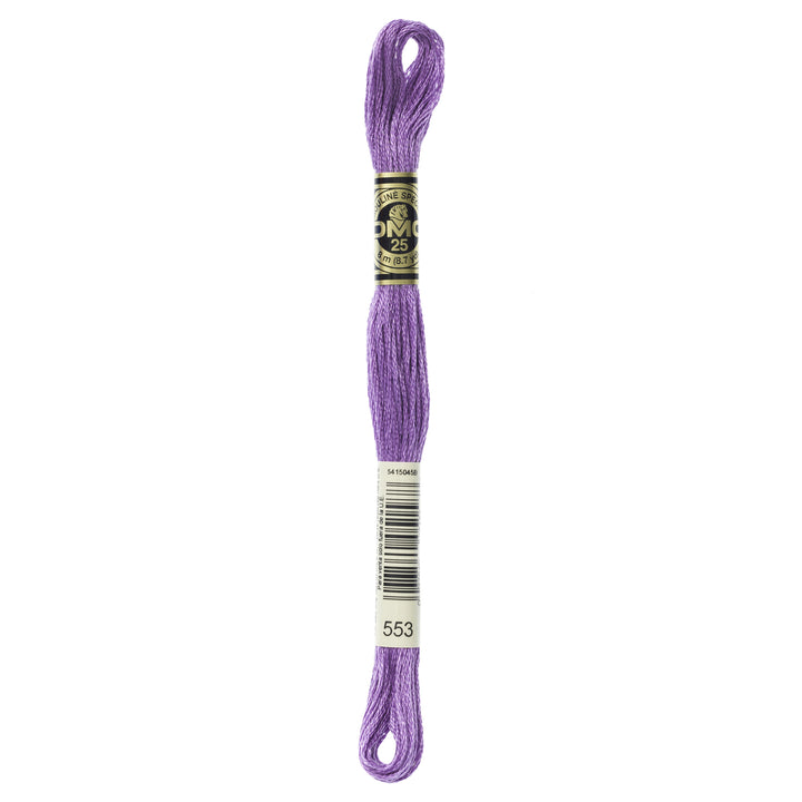 One skein of DMC Mouliné Stranded Cotton thread Colour code 553
