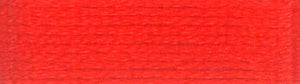 A colour swatch of DMC Mouliné Stranded Cotton thread Colour code 606