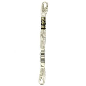 One skein of DMC Mouliné Stranded Cotton thread Colour code 644
