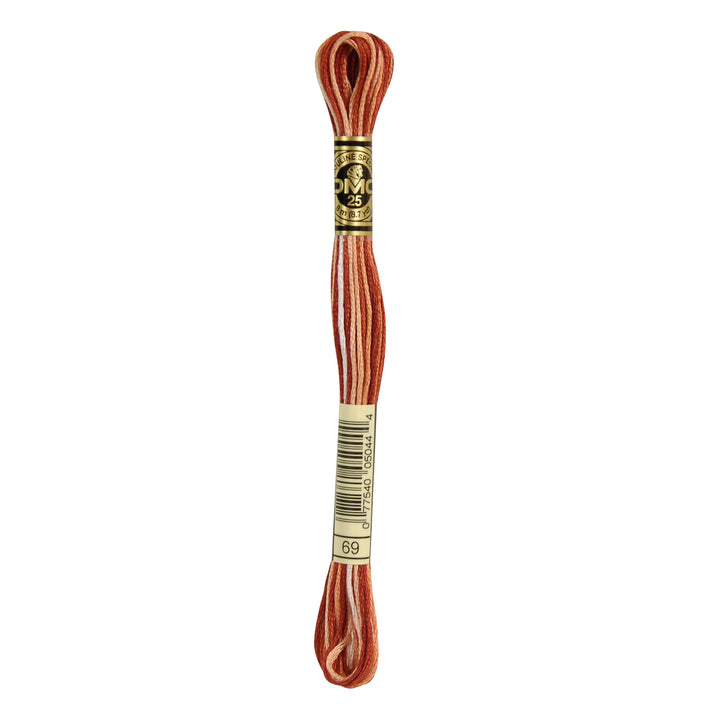 One skein of DMC Mouliné Stranded Cotton thread Colour code 69