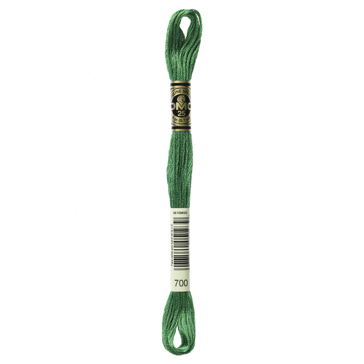 One skein of DMC Mouliné Stranded Cotton thread Colour code 700