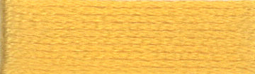 A colour swatch of DMC Mouliné Stranded Cotton thread Colour code 725