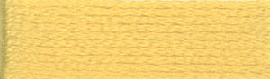 A colour swatch of DMC Mouliné Stranded Cotton thread Colour code 727