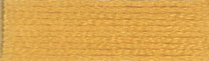 A colour swatch of DMC Mouliné Stranded Cotton thread Colour code 728