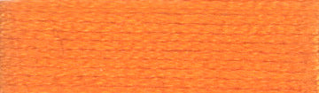 A colour swatch of DMC Mouliné Stranded Cotton thread Colour code 741