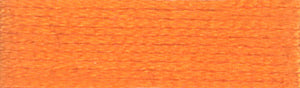 A colour swatch of DMC Mouliné Stranded Cotton thread Colour code 742