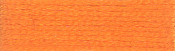A colour swatch of DMC Mouliné Stranded Cotton thread Colour code 742
