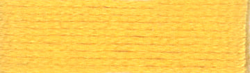 A colour swatch of DMC Mouliné Stranded Cotton thread Colour code 743