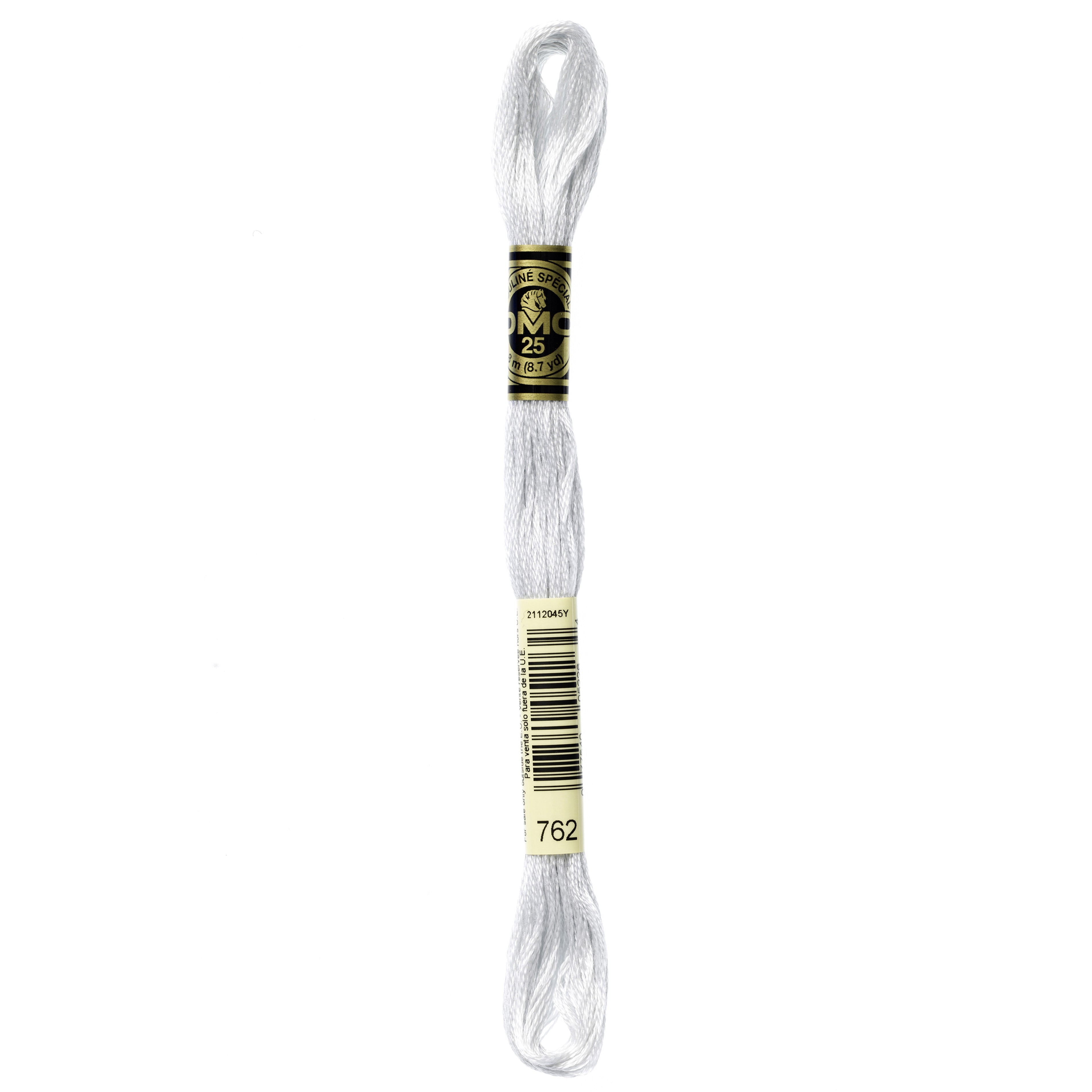 One skein of DMC Mouliné Stranded Cotton thread Colour code 762