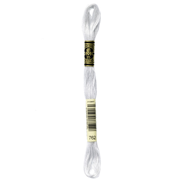 One skein of DMC Mouliné Stranded Cotton thread Colour code 762