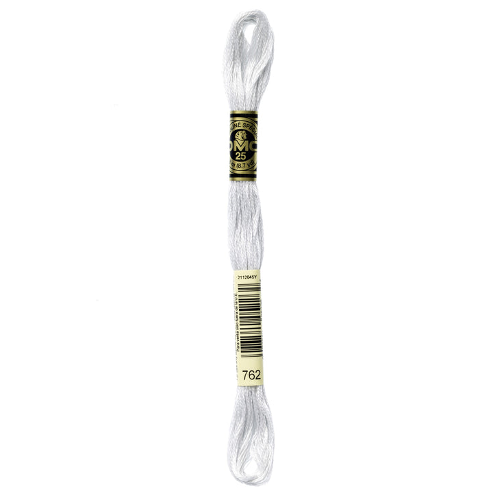 One skein of DMC Mouliné Stranded Cotton thread Colour code 762
