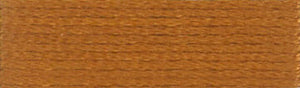 A colour swatch of DMC Mouliné Stranded Cotton thread Colour code 782
