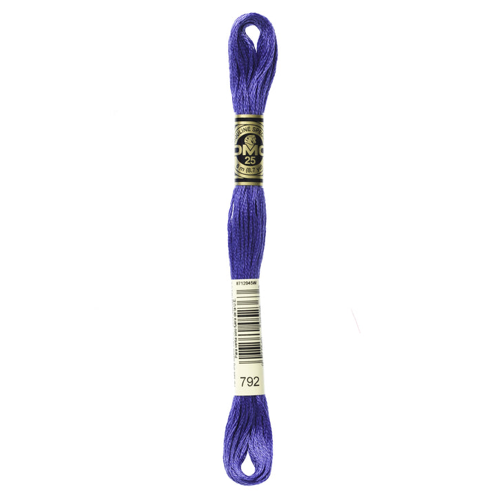 One skein of DMC Mouliné Stranded Cotton thread Colour code 792