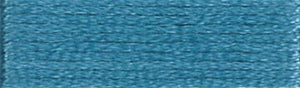A colour swatch of DMC Mouliné Stranded Cotton thread Colour code 807
