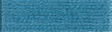 A colour swatch of DMC Mouliné Stranded Cotton thread Colour code 807