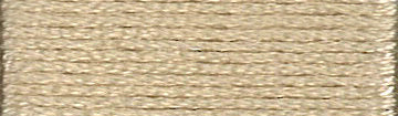 A colour swatch of DMC Mouliné Stranded Cotton thread Colour code 822