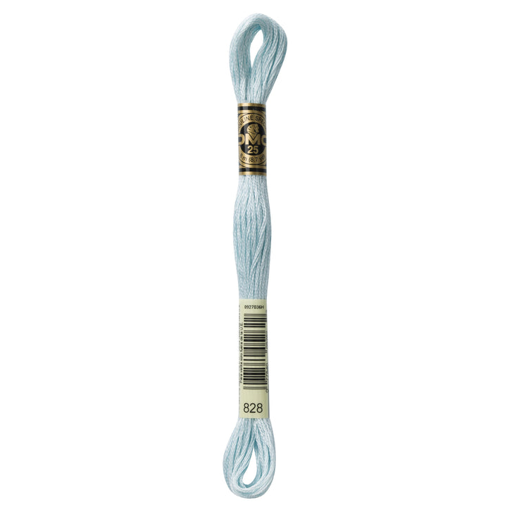 One skein of DMC Mouliné Stranded Cotton thread Colour code 828
