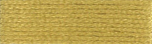 A colour swatch of DMC Mouliné Stranded Cotton thread Colour code 834