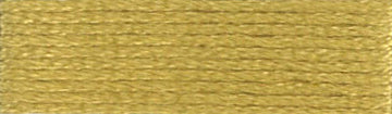 A colour swatch of DMC Mouliné Stranded Cotton thread Colour code 834