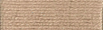 A colour swatch of DMC Mouliné Stranded Cotton thread Colour code 842