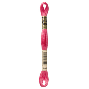 One skein of DMC Mouliné Stranded Cotton thread Colour code 893
