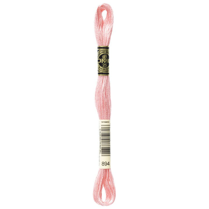 One skein of DMC Mouliné Stranded Cotton thread Colour code 894