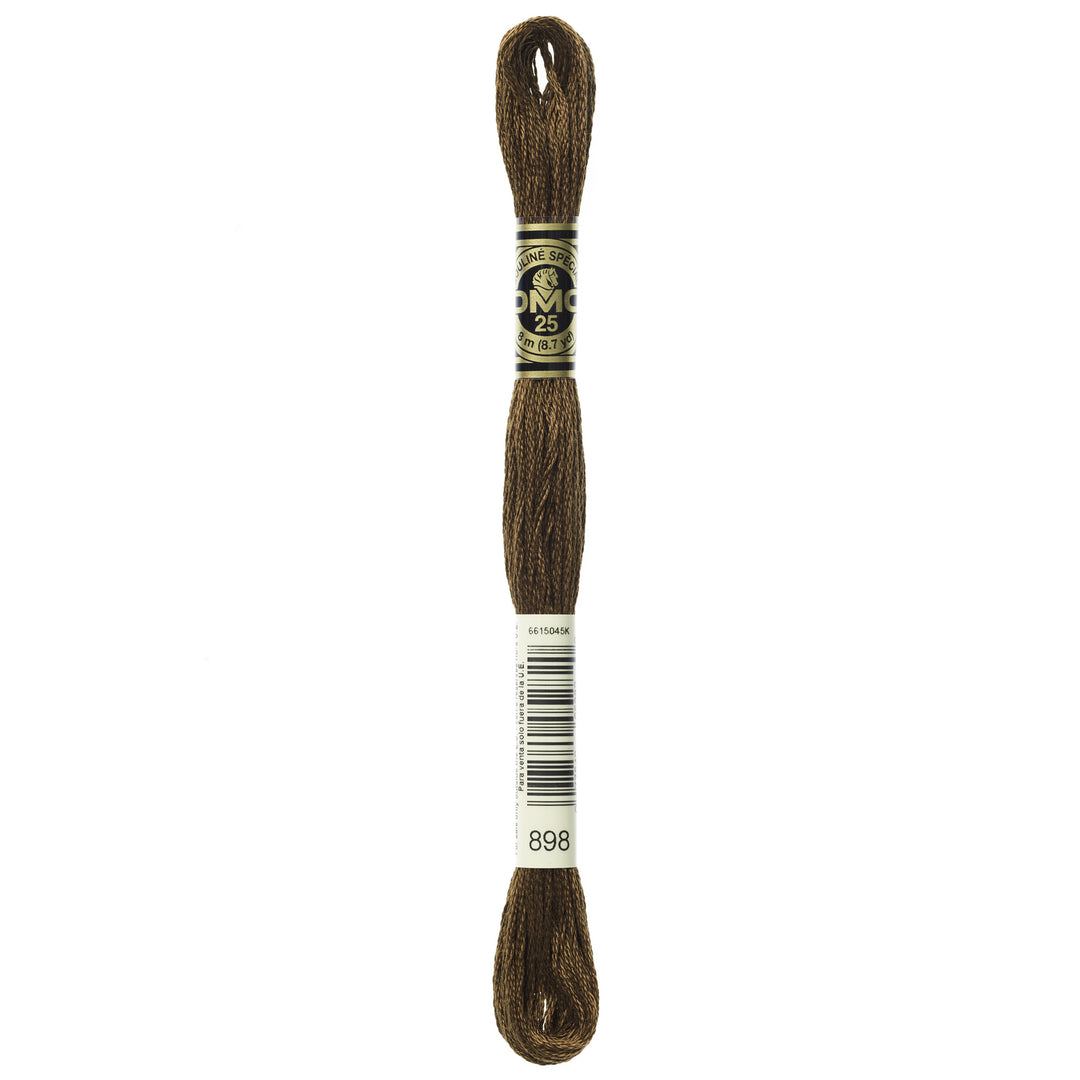 One skein of DMC Mouliné Stranded Cotton thread Colour code 898