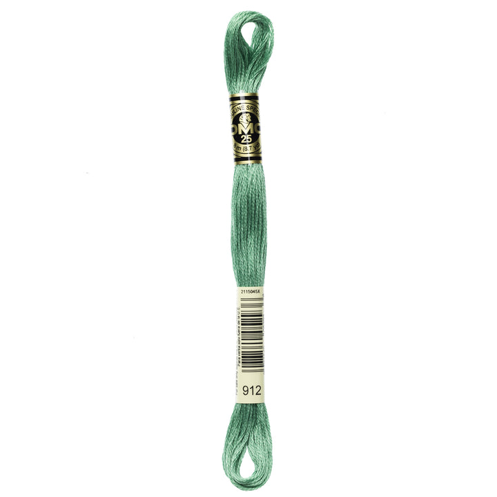 One skein of DMC Mouliné Stranded Cotton thread Colour code 912