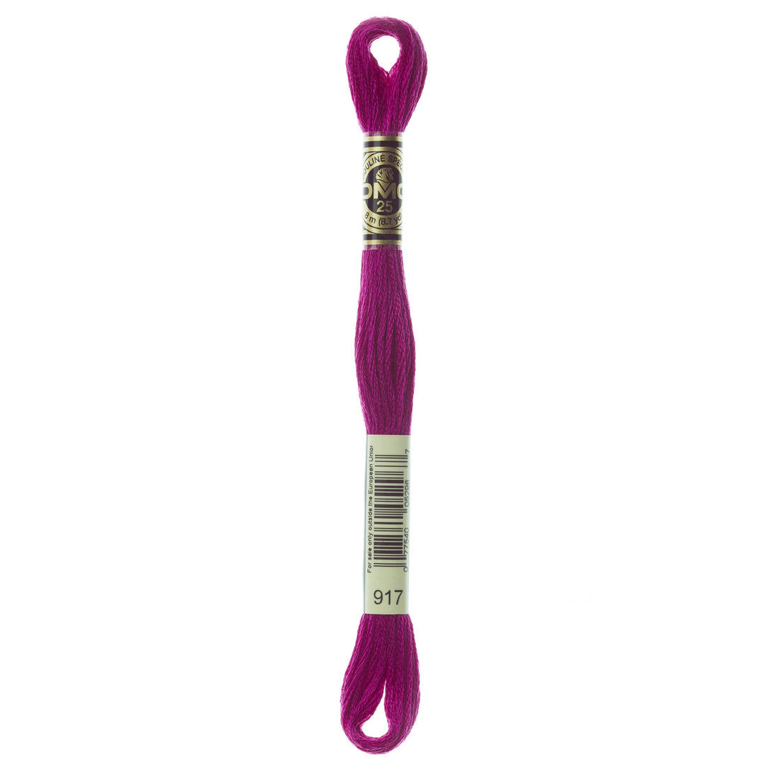 One skein of DMC Mouliné Stranded Cotton thread Colour code 917