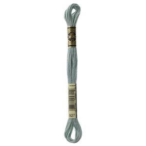 One skein of DMC Mouliné Stranded Cotton thread Colour code 927