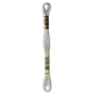 One skein of DMC Mouliné Stranded Cotton thread Colour code 928
