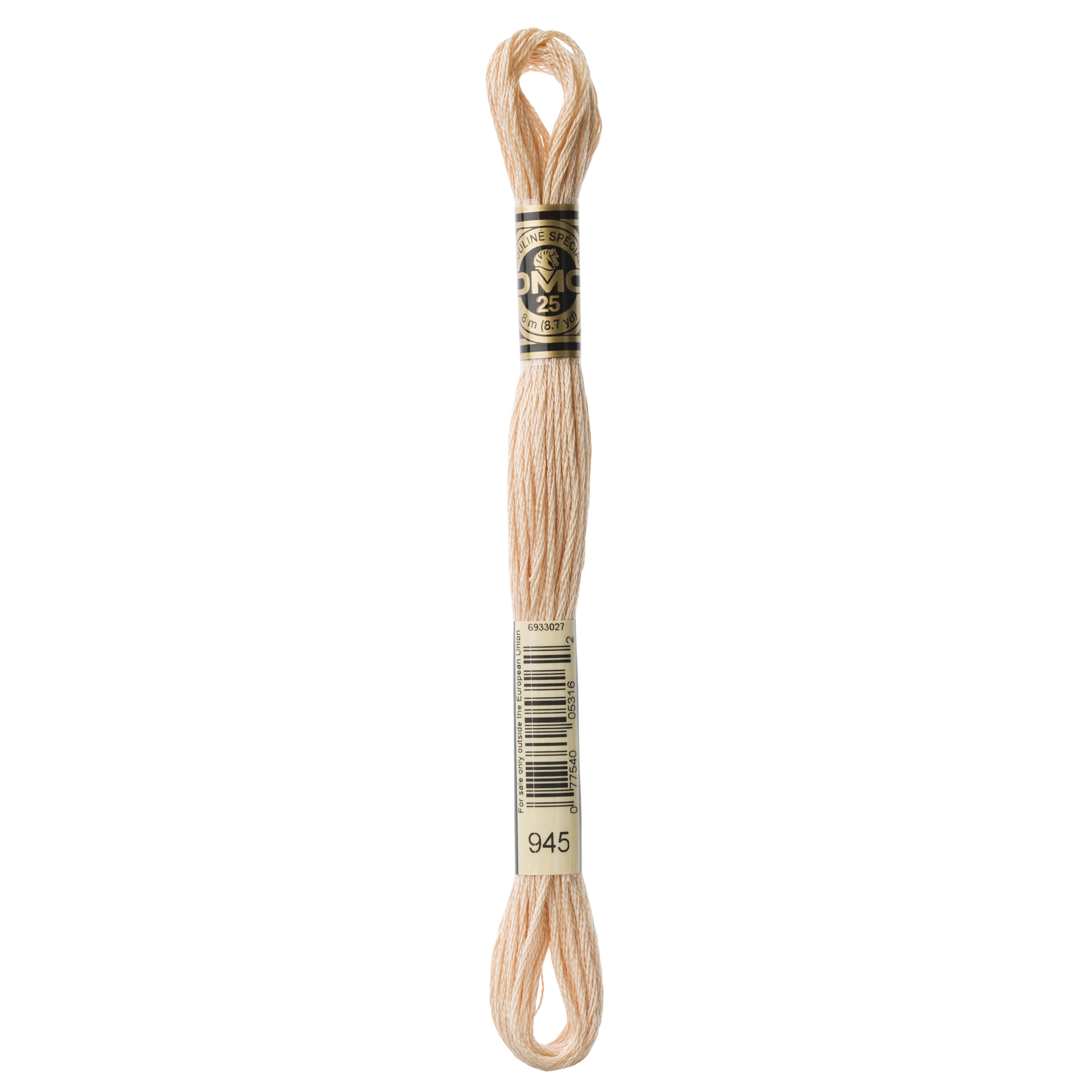 One skein of DMC Mouliné Stranded Cotton thread Colour code 945