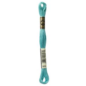 One skein of DMC Mouliné Stranded Cotton thread Colour code 959