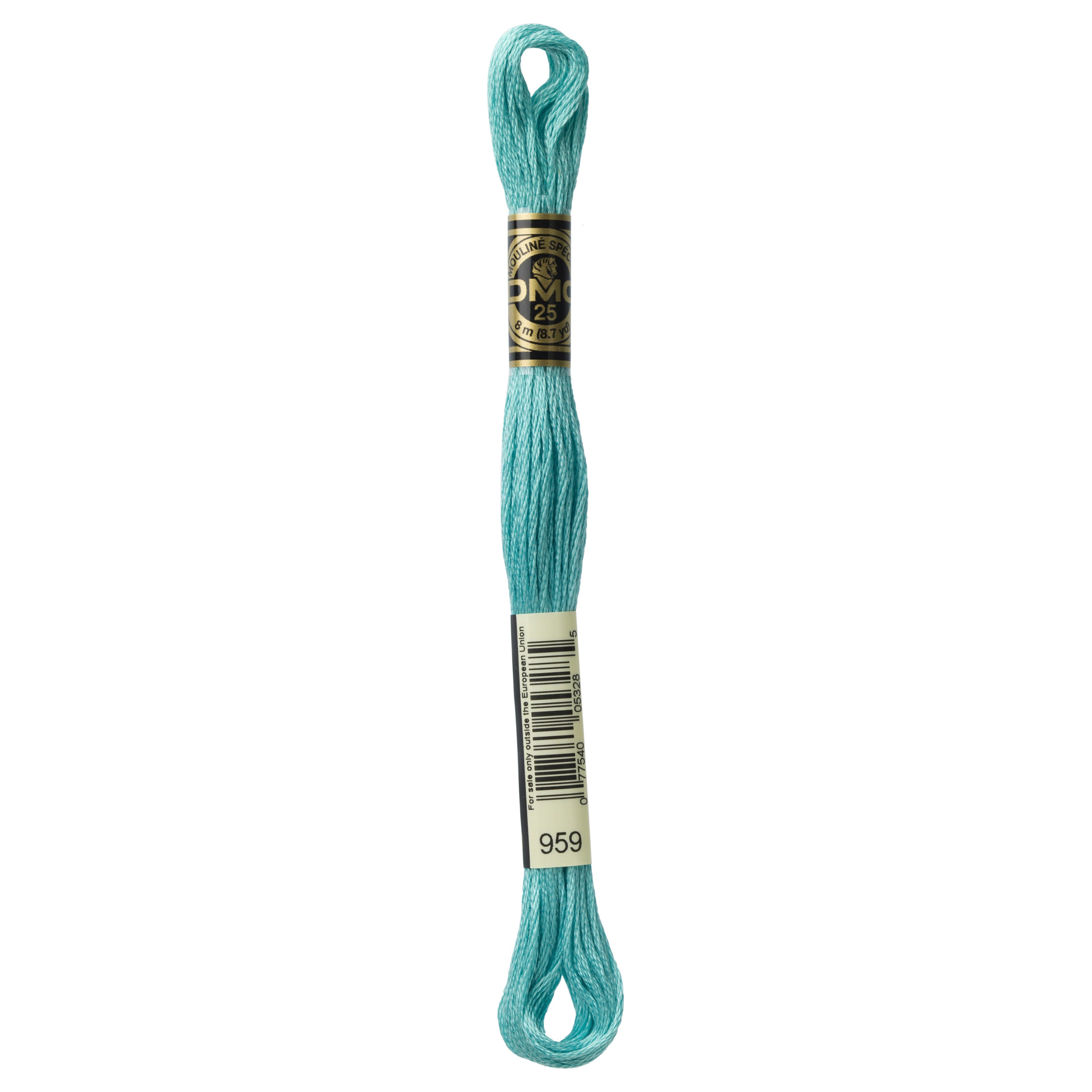 One skein of DMC Mouliné Stranded Cotton thread Colour code 959