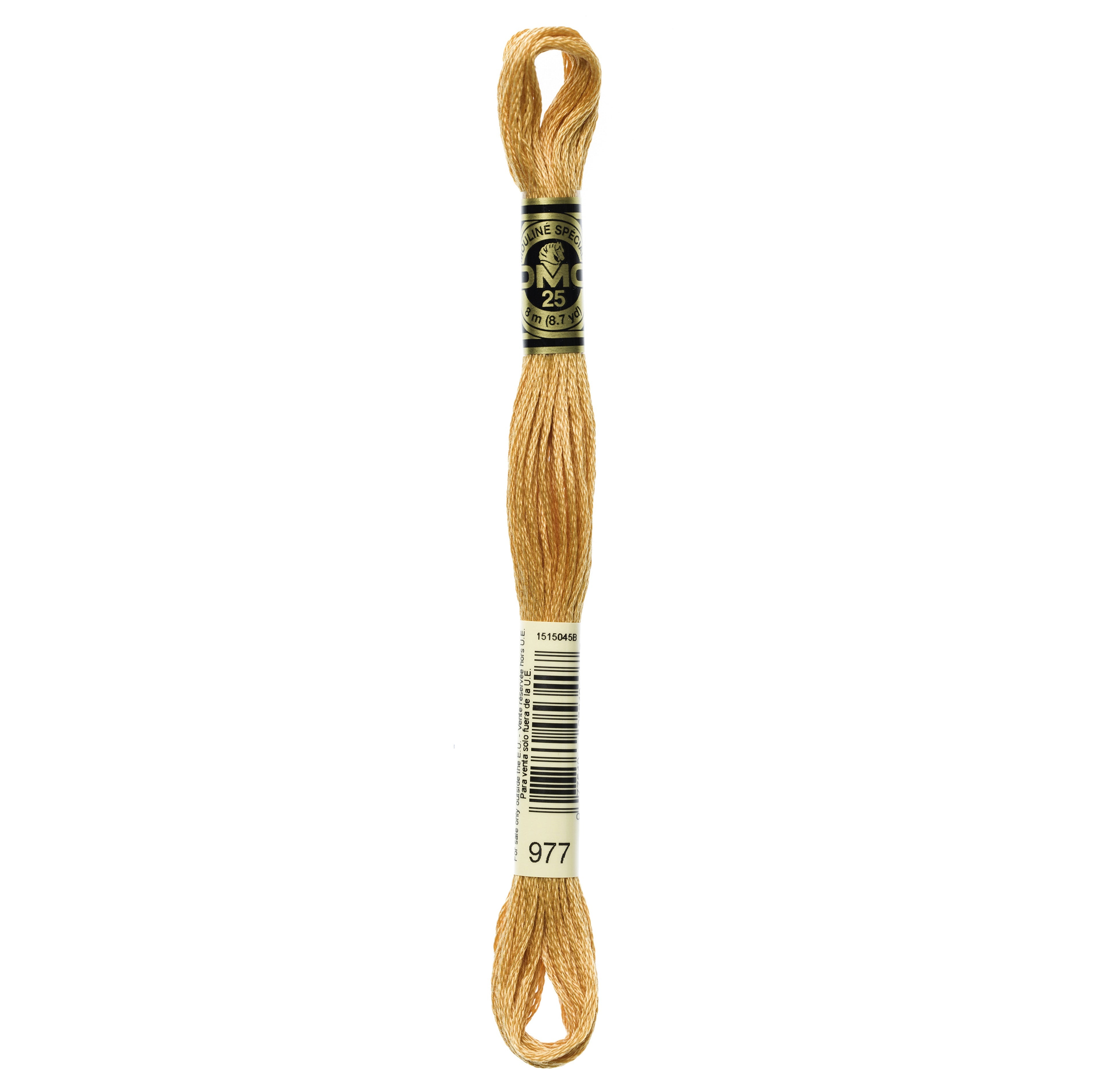 One skein of DMC Mouliné Stranded Cotton thread Colour code 977