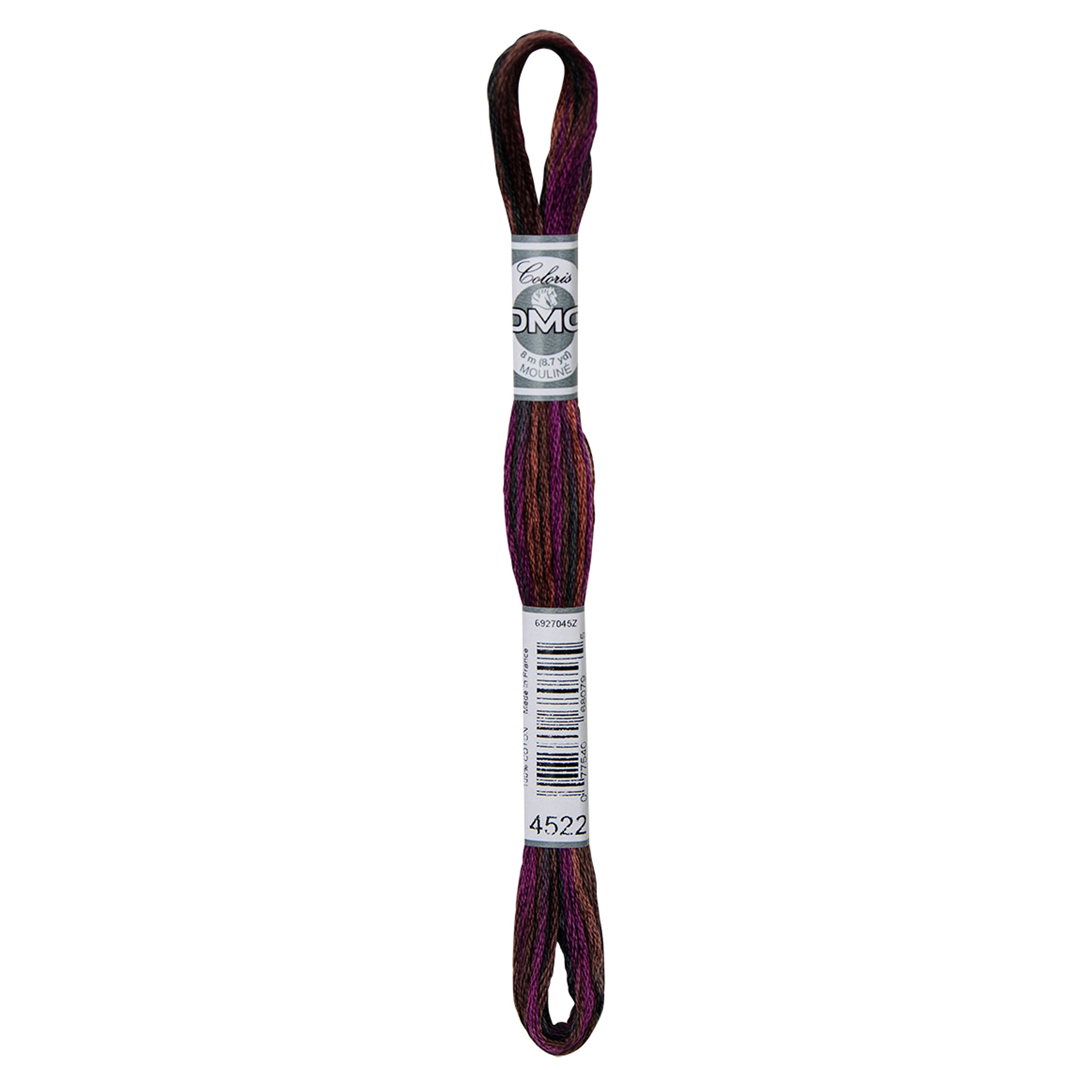 One skein of DMC Mouliné Coloris Stranded Cotton thread Colour code 4522