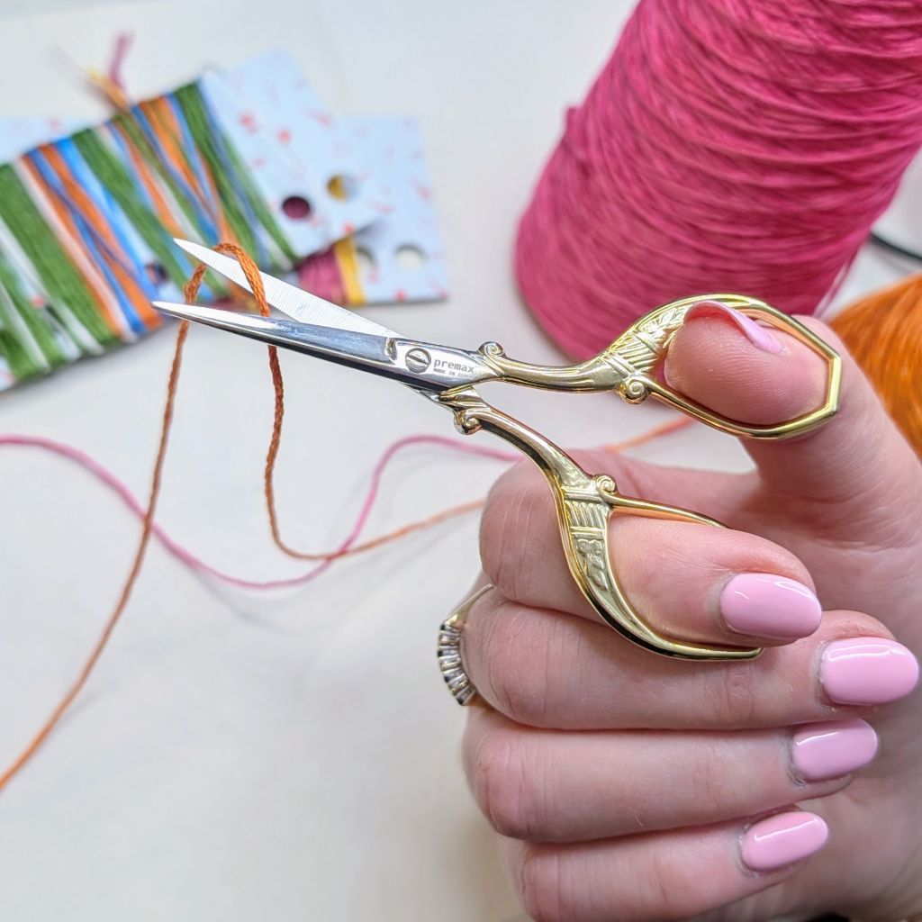 Gold Plated Embroidery Scissors