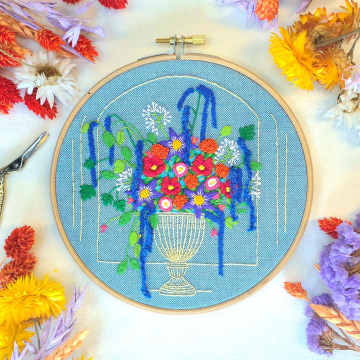 A Paraffle of Wildflowers Hoop Kit