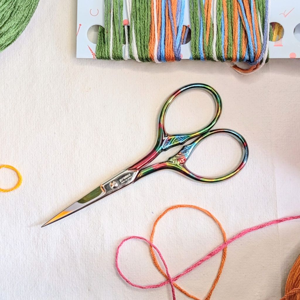 Rainbow Embroidery Scissors