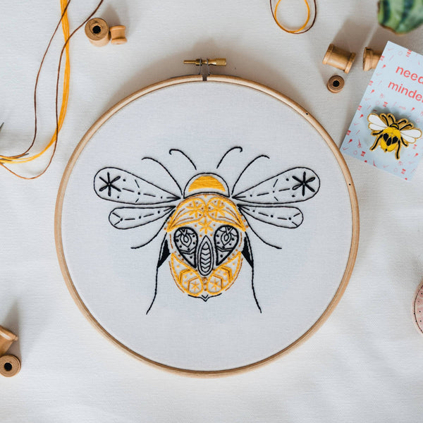 Bee Embroidery Kit