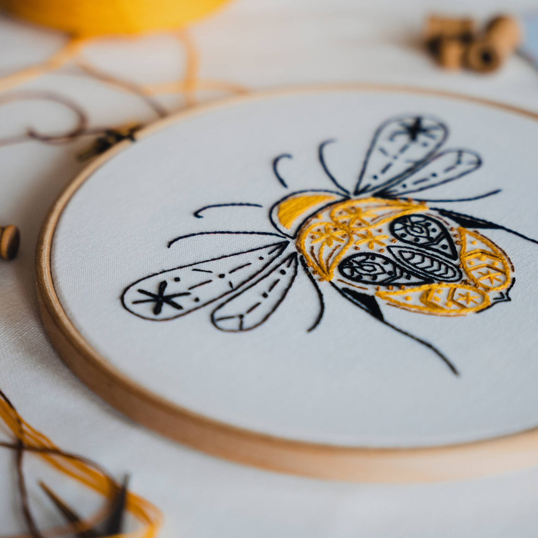 Bee Embroidery Kit
