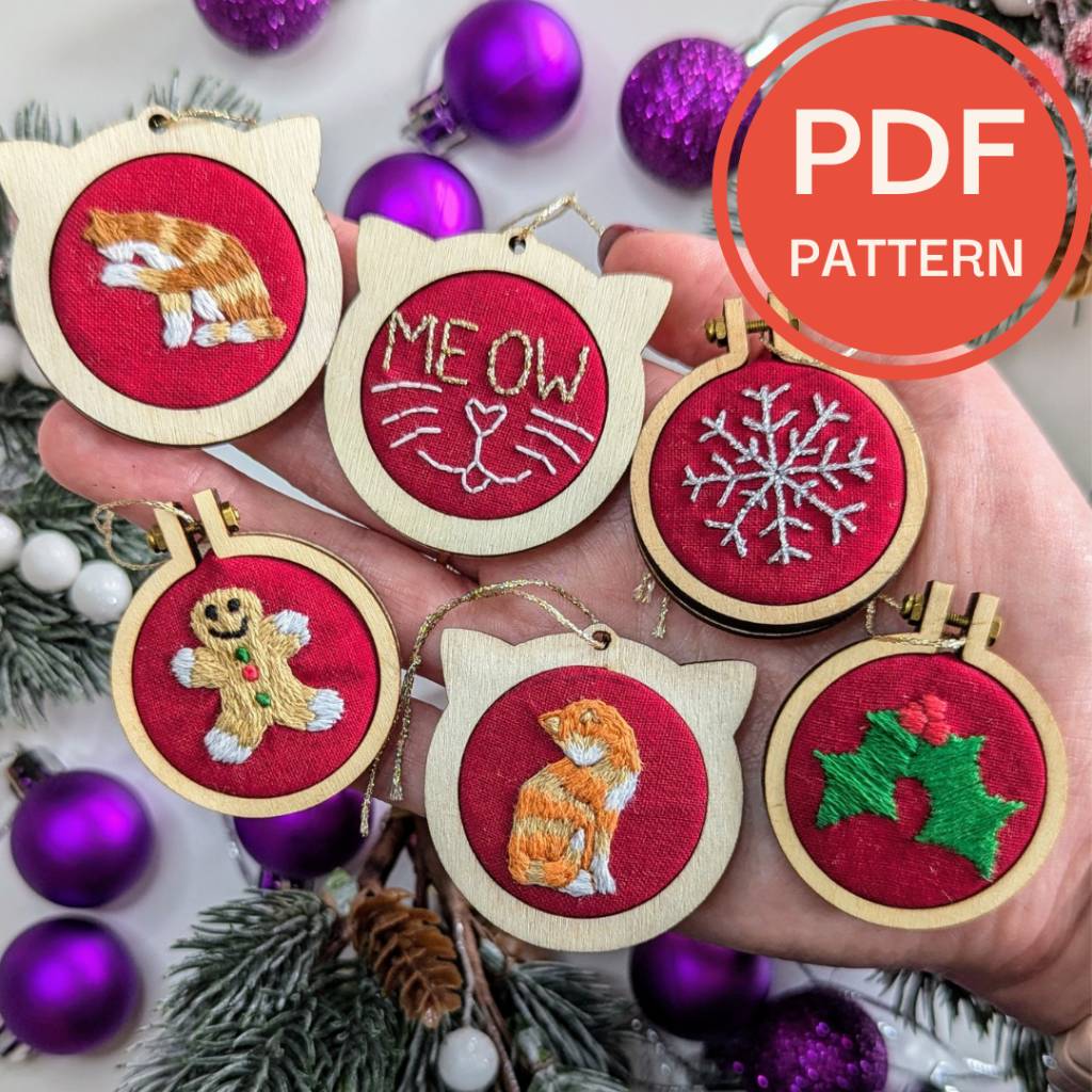 Craft for Cats Christmas Baublitos PDF Pattern