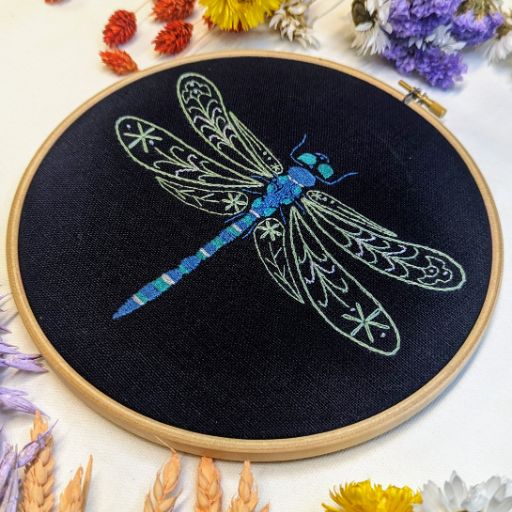 Dragonfly Embroidery Pattern