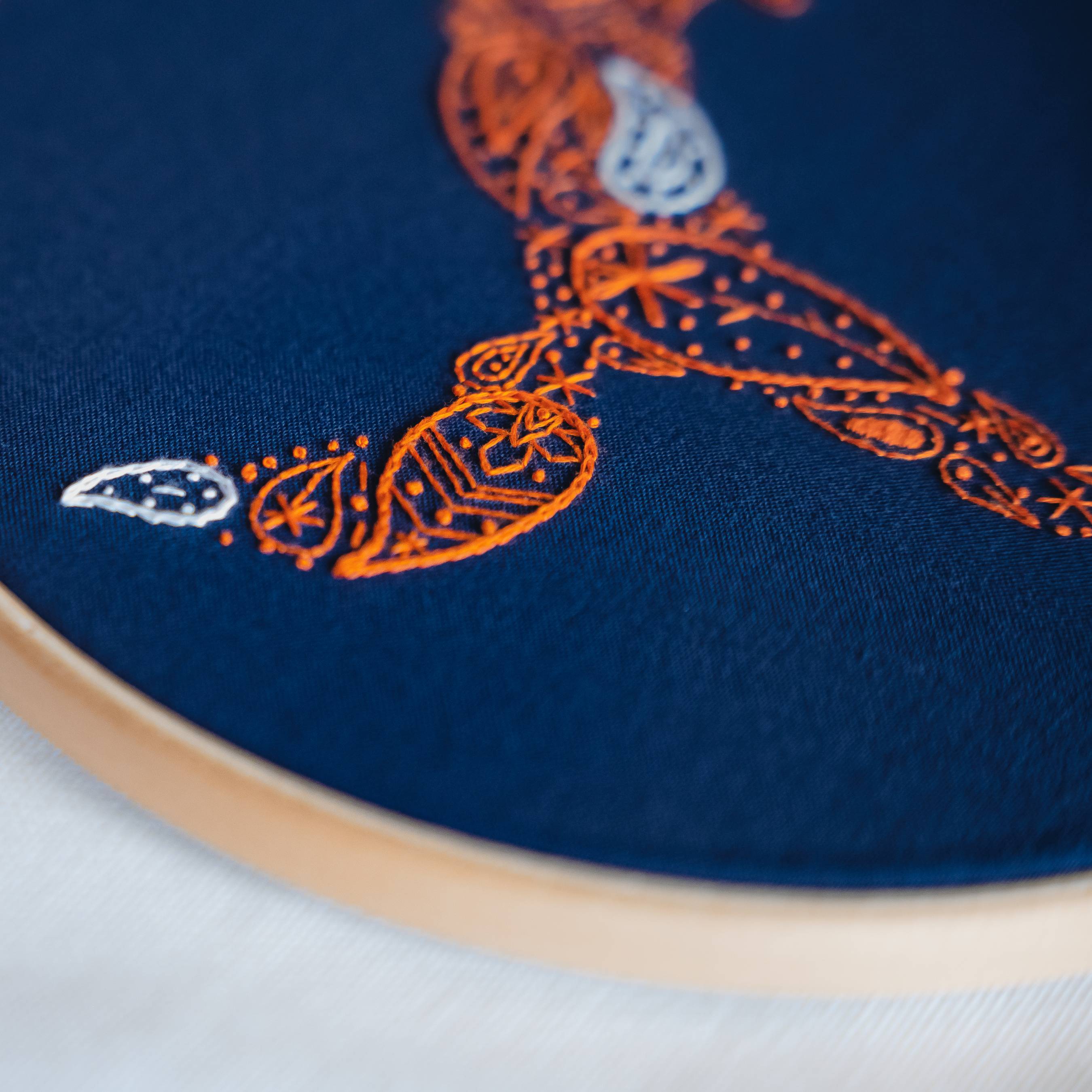 Fox Embroidery Kit