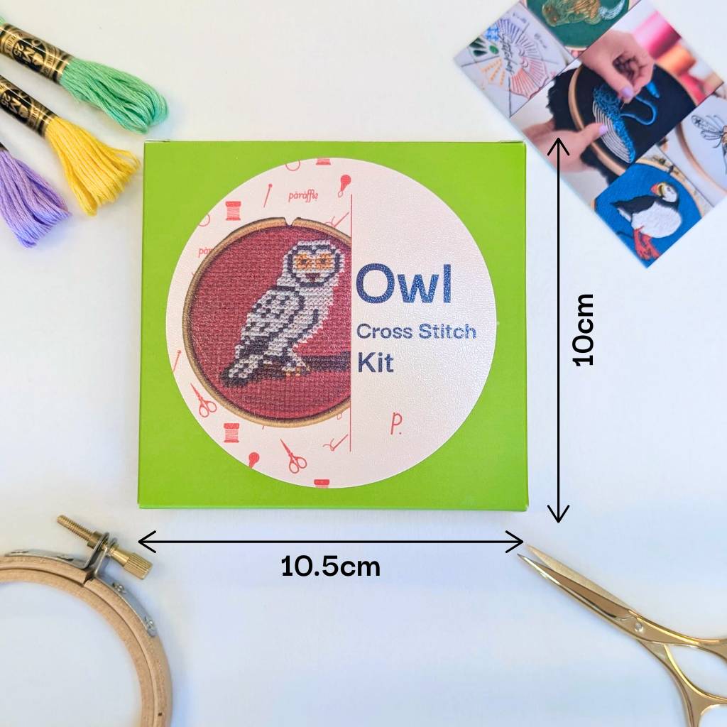 Snowy Owl Cross Stitch Kit