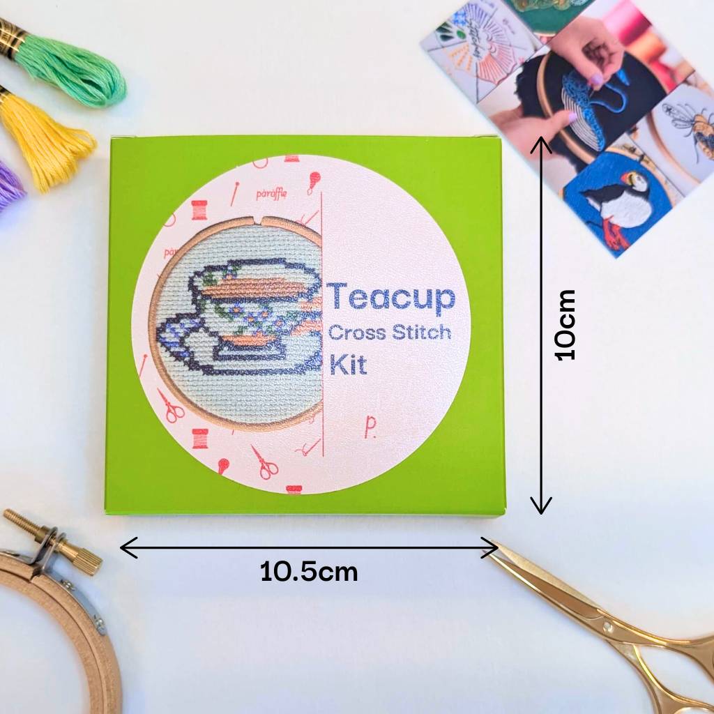 Teacup Cross Stitch Kit